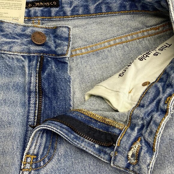 Nudie Jeans Wide Heidi Wide-Leg Jeans – Size 25x32 (NWT) - Picture 9 of 11